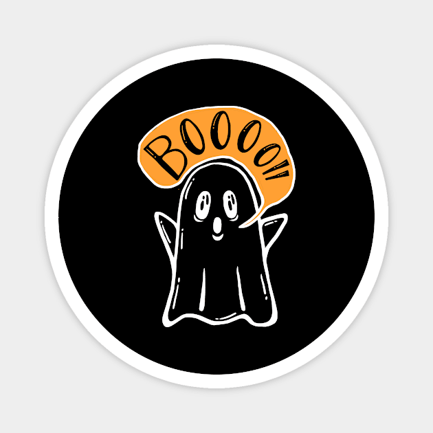 Ghost Halloween Ghost October 31st Magnet by wbdesignz